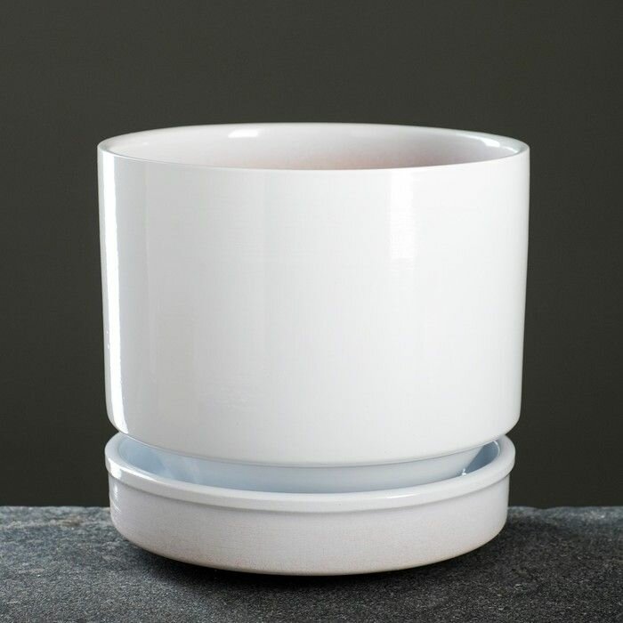 Горшок цветочный Sima-land "Афродита белый" 3,4 л (7442052)