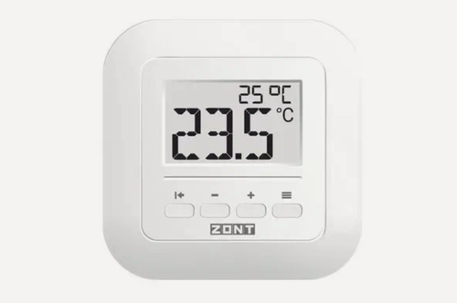 Изображение товара Термостат комнатный беспроводной ZONT МЛ-332 (868) белый, контроль температуры