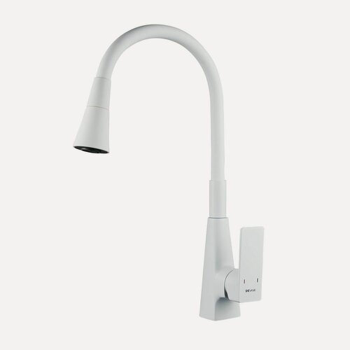 Изображение товара Смеситель для кухни с гибким изливом Shevanik S5LT43GIC-PN1, белый