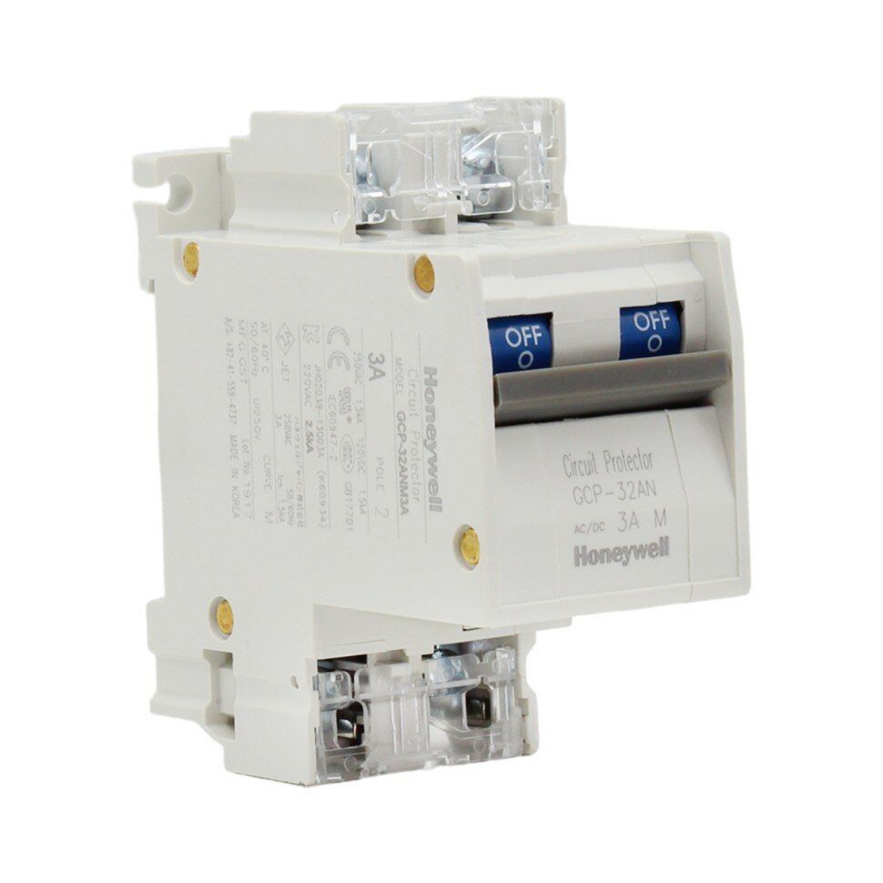 Honeywell GCP-32ANM3A 2P 3A (C) 1.5kA Автоматический выключатель