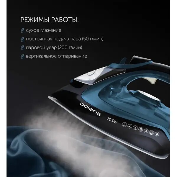 Утюг Polaris PIR 2821AK, 2800, Китай, Есть, 1.48, 3 — фото 1