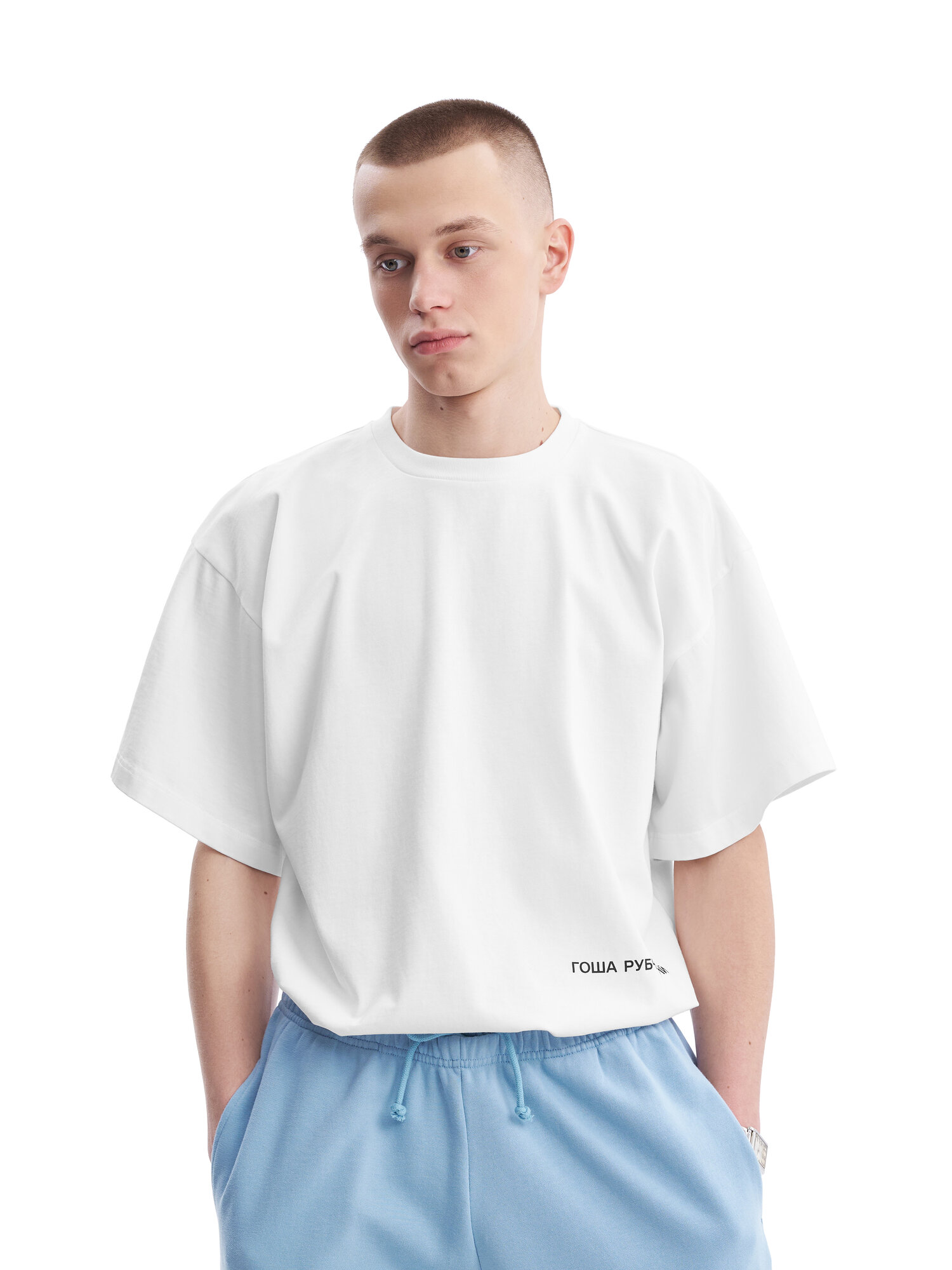 Футболка ГОША РУБЧИНСКИЙ, 1 шт., размер L, white — фото 1