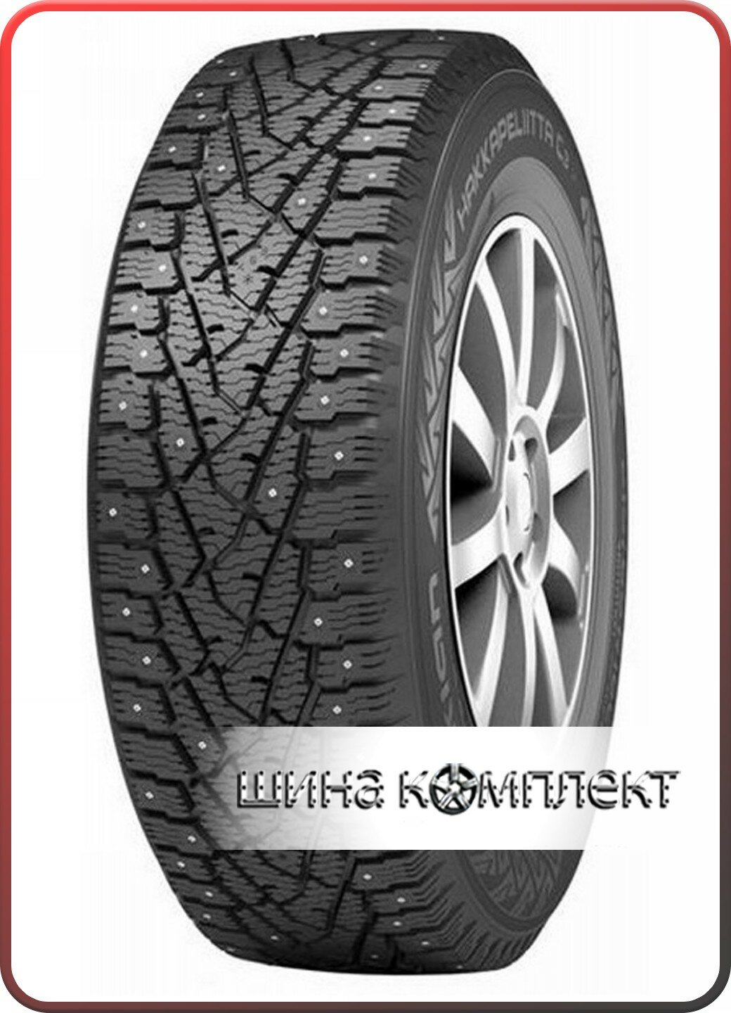 Автомобильная шина Nokian Tyres / Ikon Tyres Hakkapeliitta C3 225/55 R17C 109/107R зимняя шип