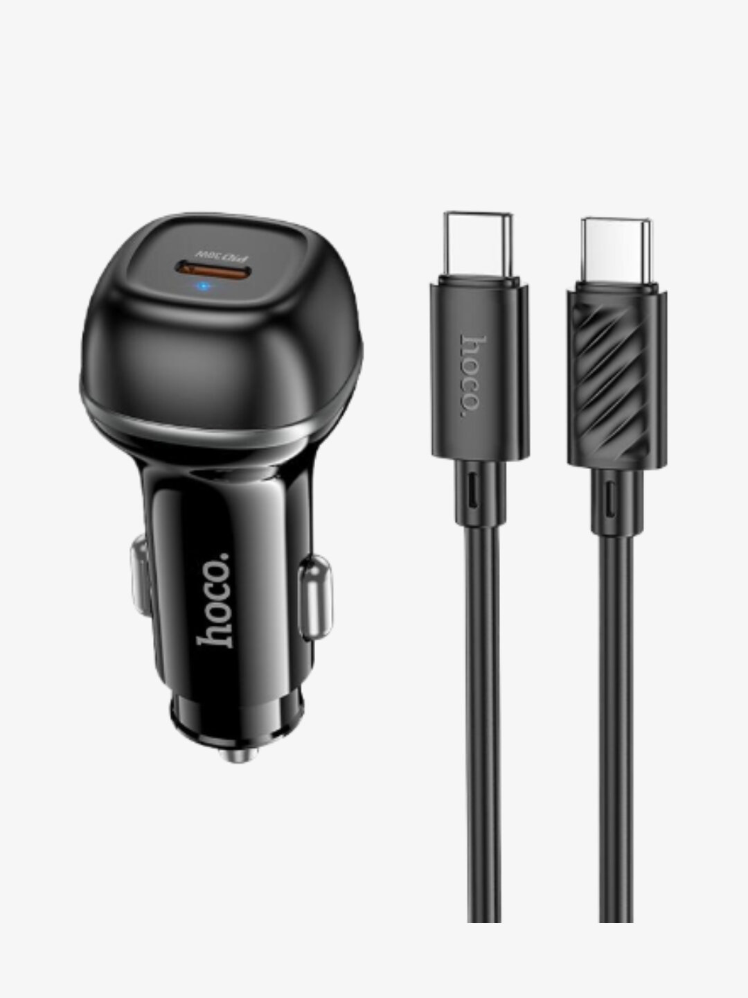 Автомобильное зарядное устройство Hoco Z58 Rank PD30W USB-C / Type-C