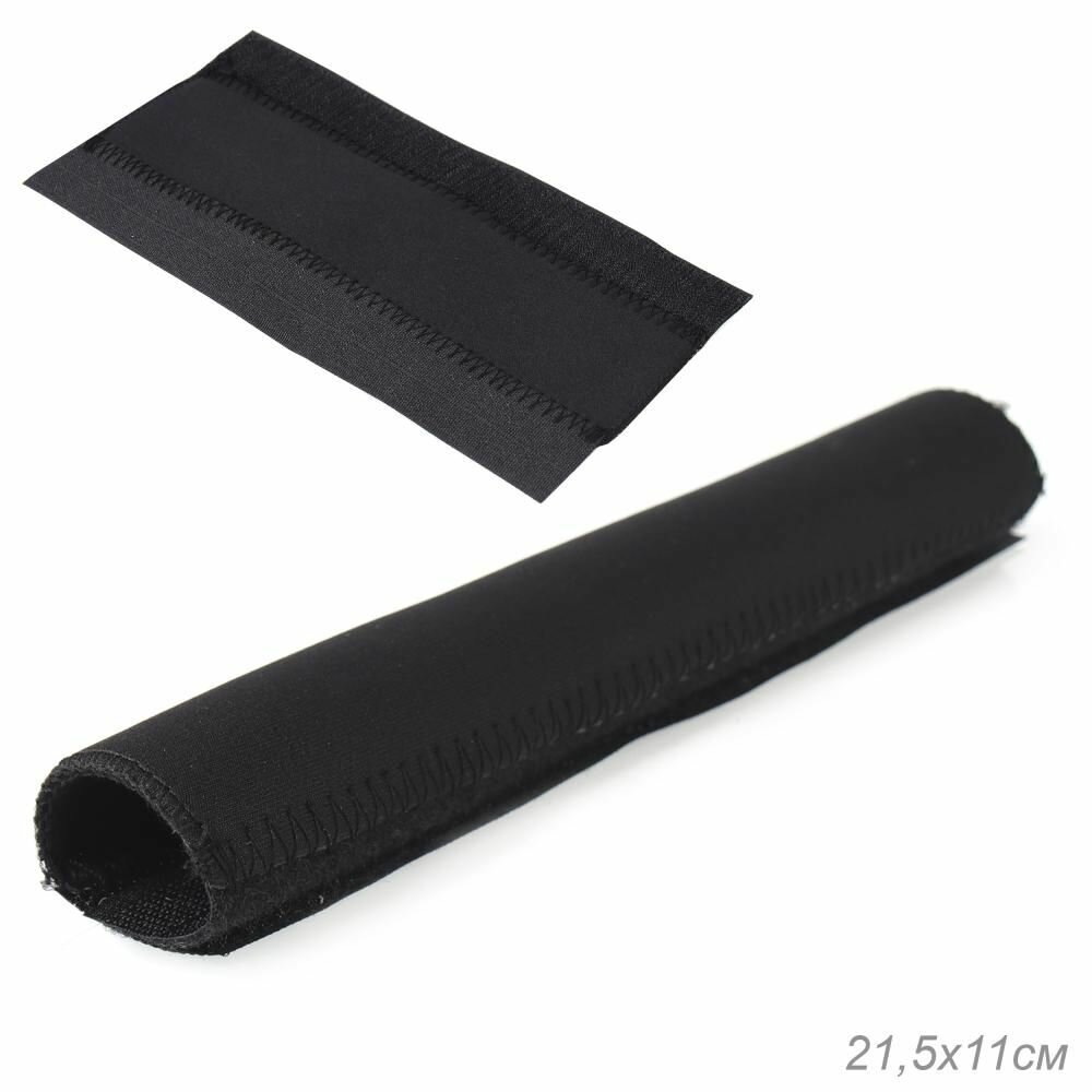 Защита пера велосипеда неопреновая BLACK TOOLS CT37, на липучке velcro, длина 21,5 см, ширина 11 см.