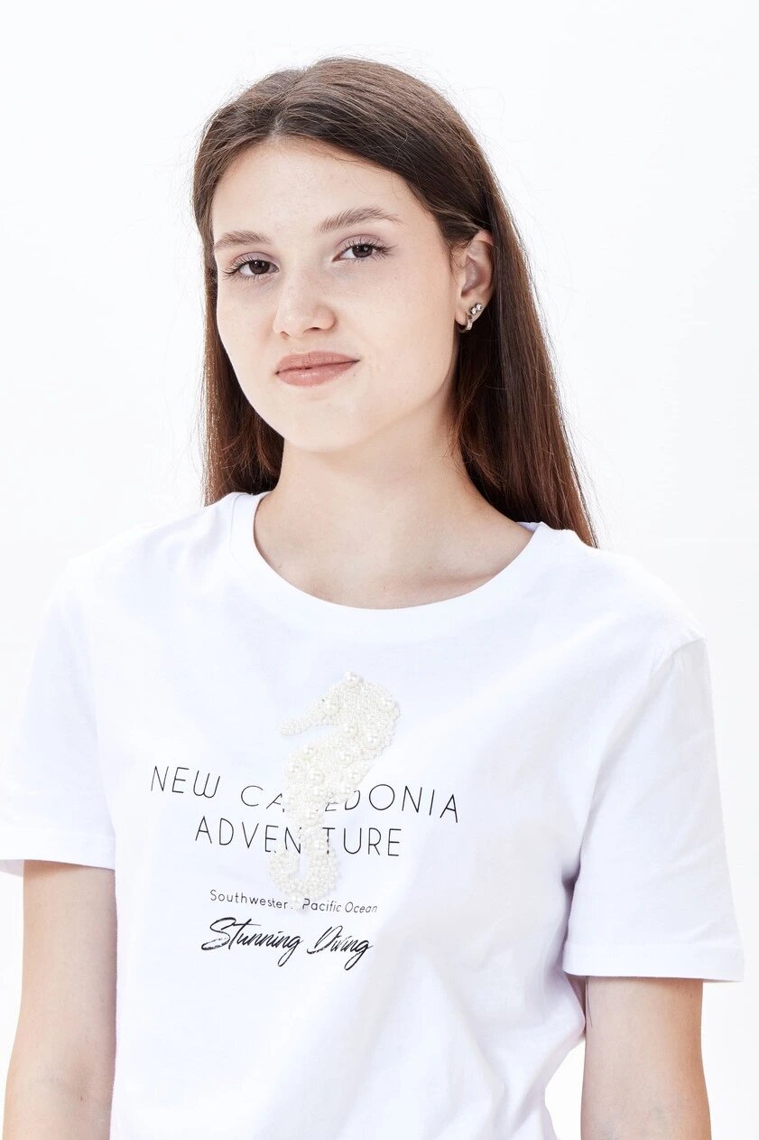 Футболка Selfie, размер S, белый — фото 1