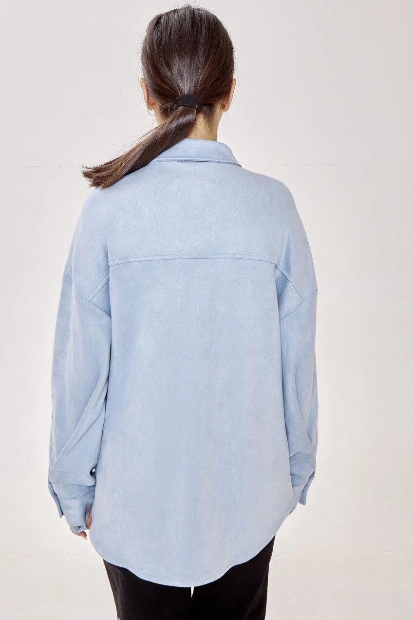 Рубашка Selfie, размер M, голубой — фото 1