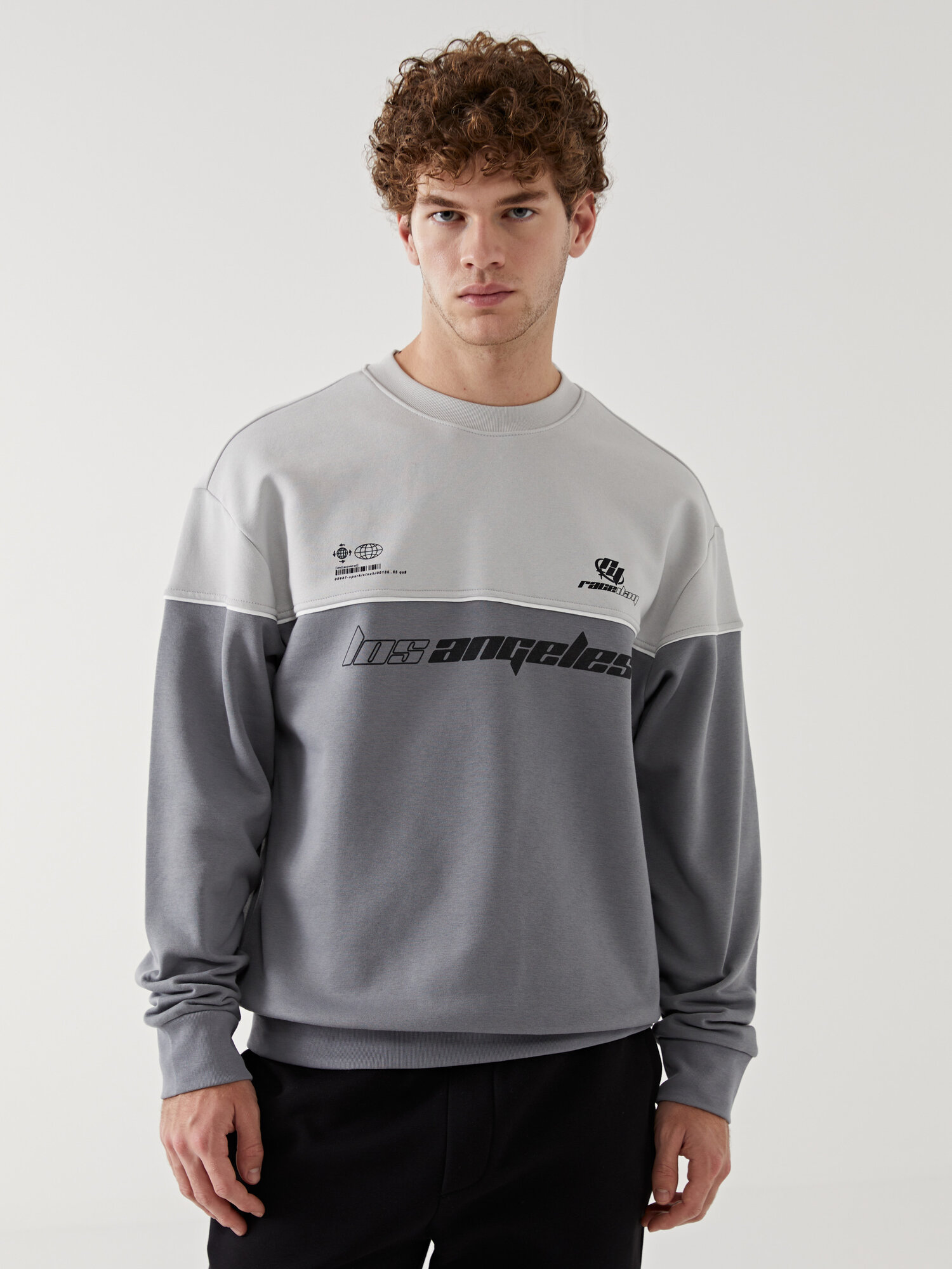 Свитшот LC Waikiki, размер XL, , grey
