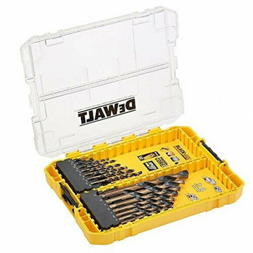 фото Набор сверл по металлу dewalt hss-r (dt70755-qz) 21 шт.