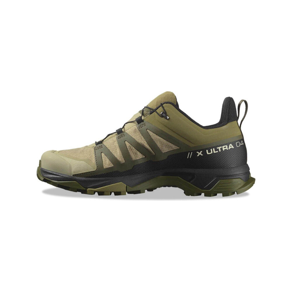 Кроссовки Salomon X Ultra 4 GTX 2025 (Slate Green / Olive Night / Black 7,5), размер US: 7.5, хаки — фото 1