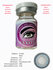 NA-01 WHITE GRAY 0.00 1PS Цветные контактные линзы для глаз, 12 месяцев, без дио...