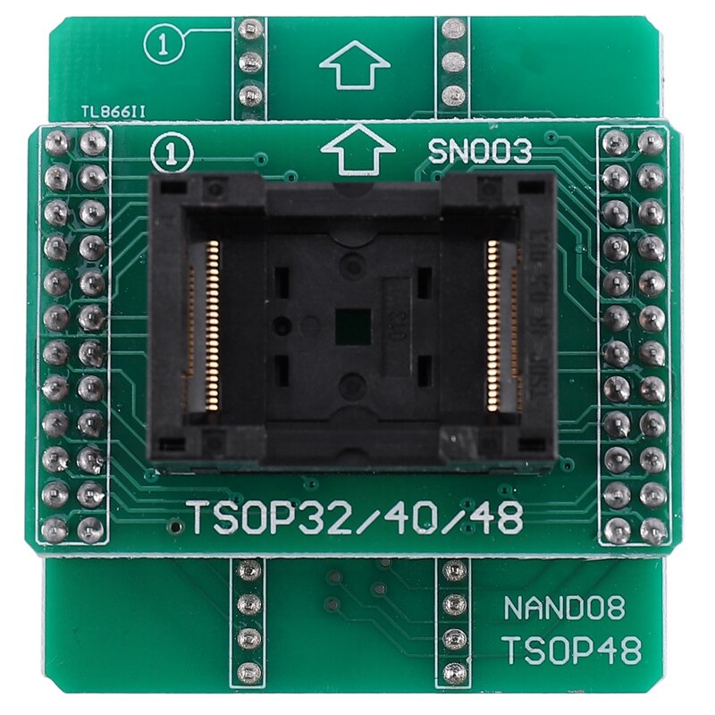 Адаптер Andk Tsop48 Nand только для программатора Xgecu Minipro Tl866Ii Plus для флэш-чипов Nand Tsop48, адаптерное гнездо — фото 1