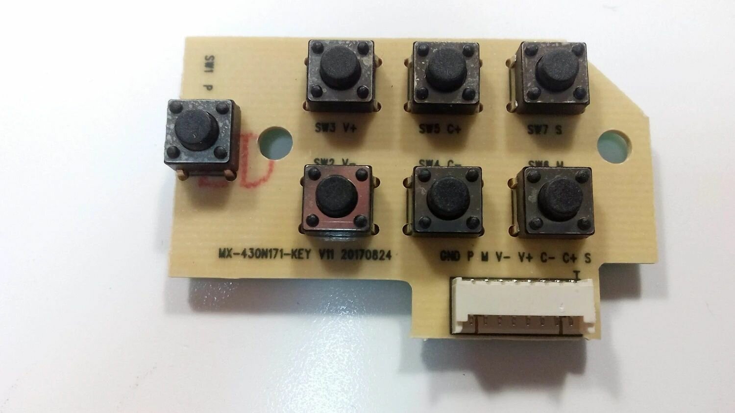 Плата кнопок MX-430N171-KEY V11 для H32D7200K/W Lcd Телевизор Dexp Плата управления арт. 7310