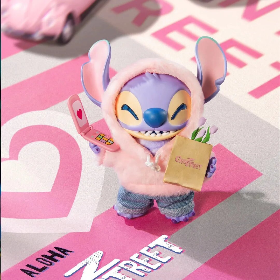 Stitch Mystery Box Bandai, Розовый, Унисекс