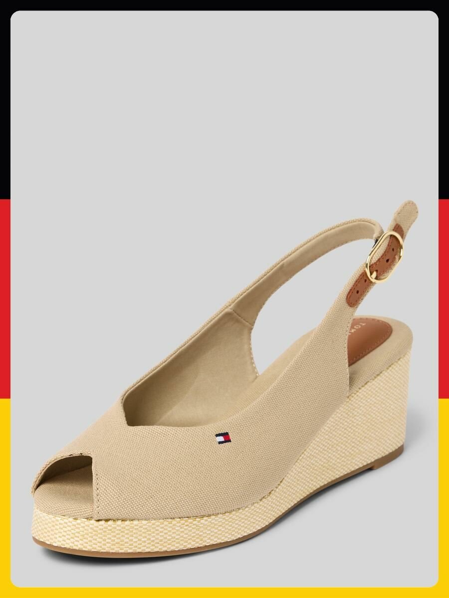 Босоножки TOMMY HILFIGER, размер 41 EU, бежевый