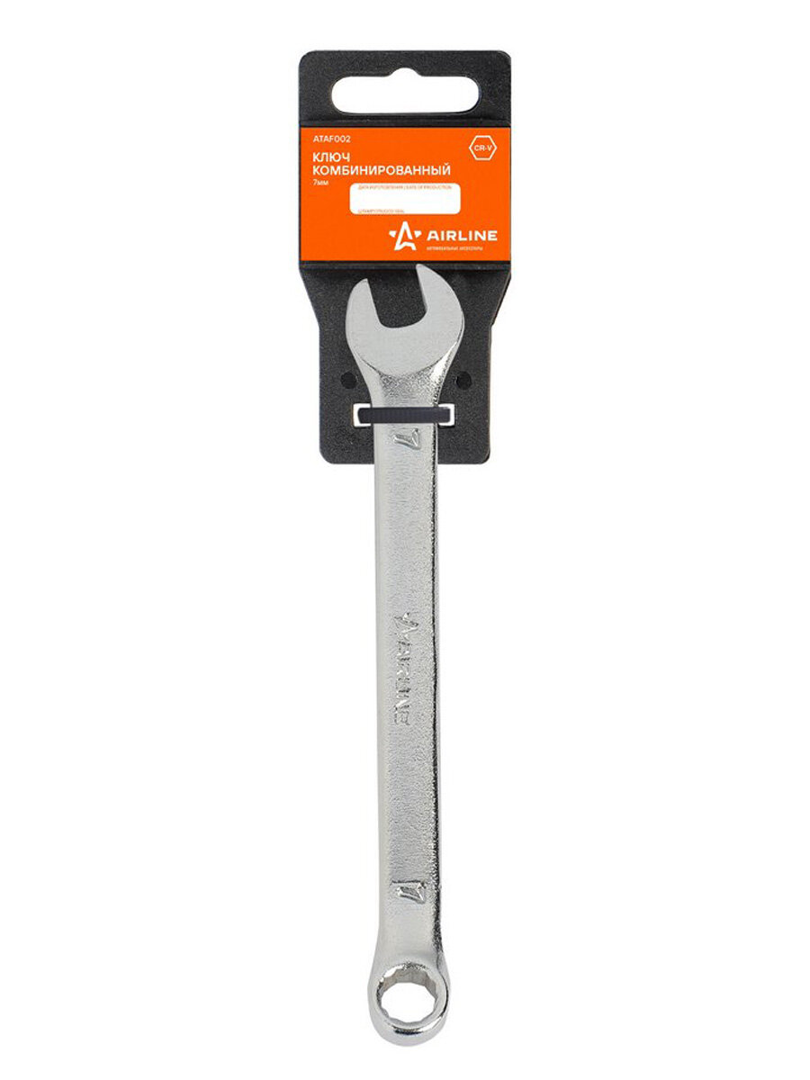 Комбинированный ключ Airline ATAF002 хромованадиевая сталь 7мм