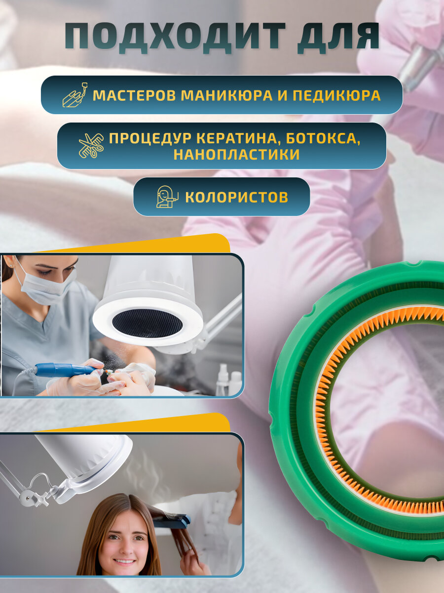 Фильтр для маникюрной вытяжки 4BLANC Alizé и других / (4 шт) — фото 1