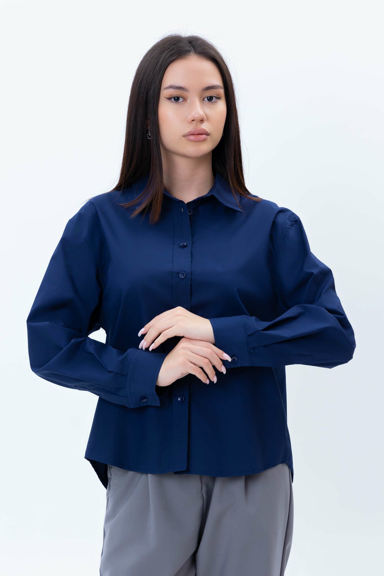 Блуза TERRA PRO, размер M, navy