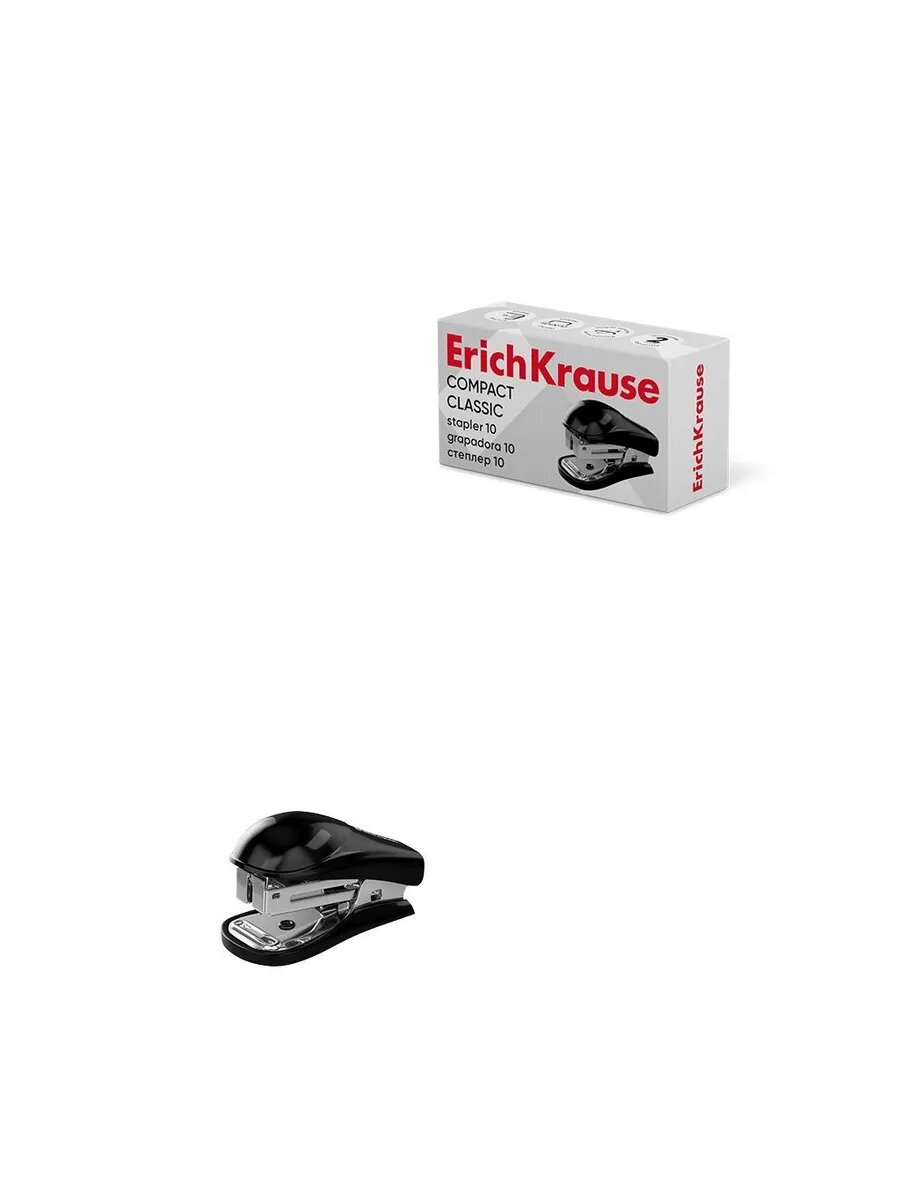 Степлер N10 мини ErichKrause 61733 15 листов Compact