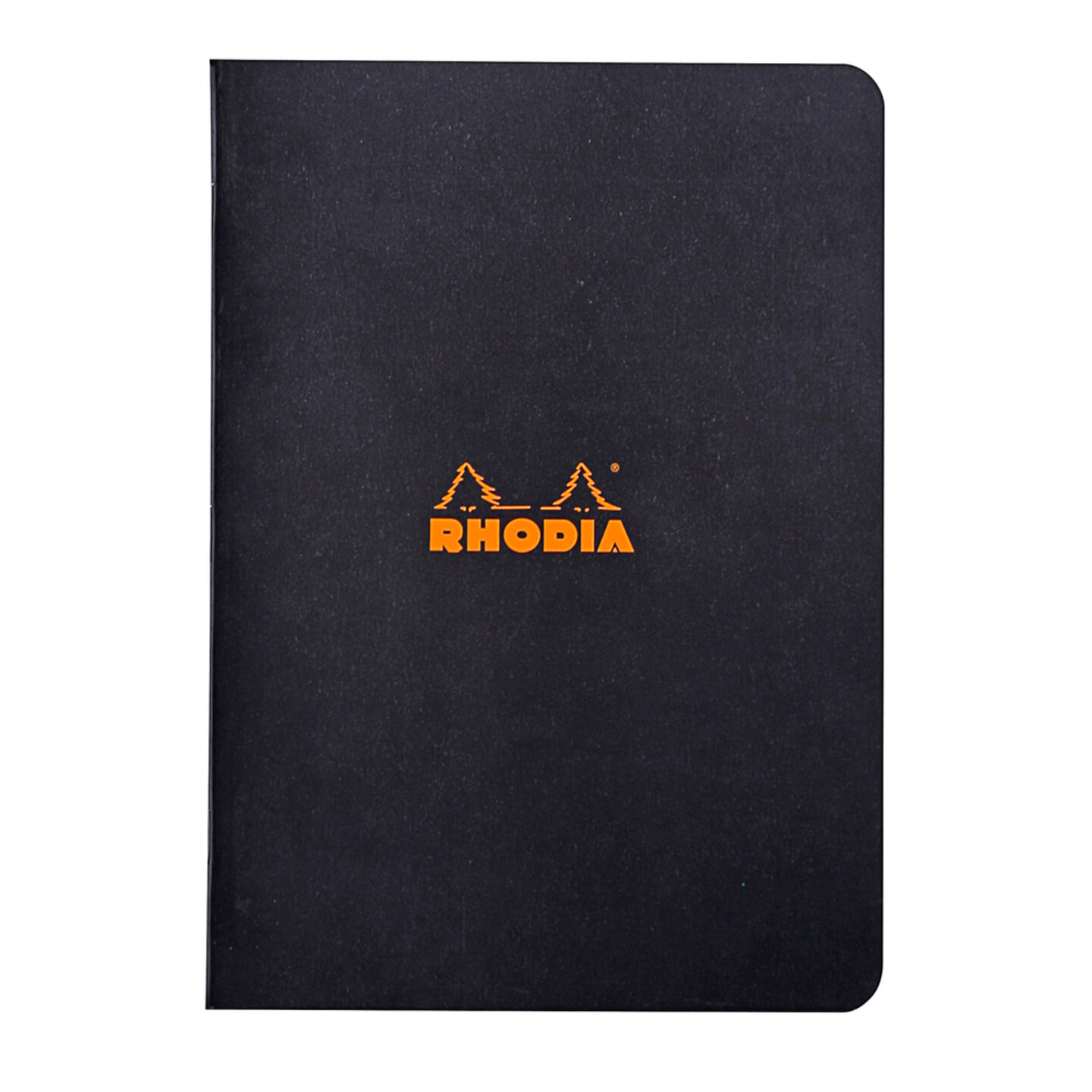 Общая тетрадь RHODIA, черный цвет обложки, влагоотталкивающая обложка, A5(14,8*21см), линованная, 48 листов, 80г/м2.