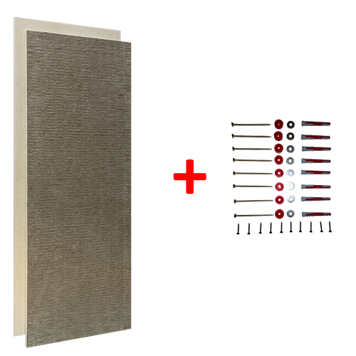 Звукоизоляционная панель шумоборец 24, размер 1200х600х24 мм, вес 19 кг