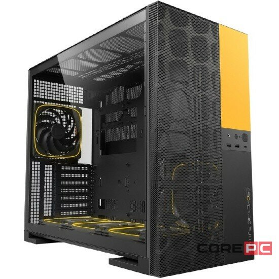 Компьютерный корпус Geometric Future Model 5 ARGB Vent Black Yellow with fans (1AM5VTBY01100)