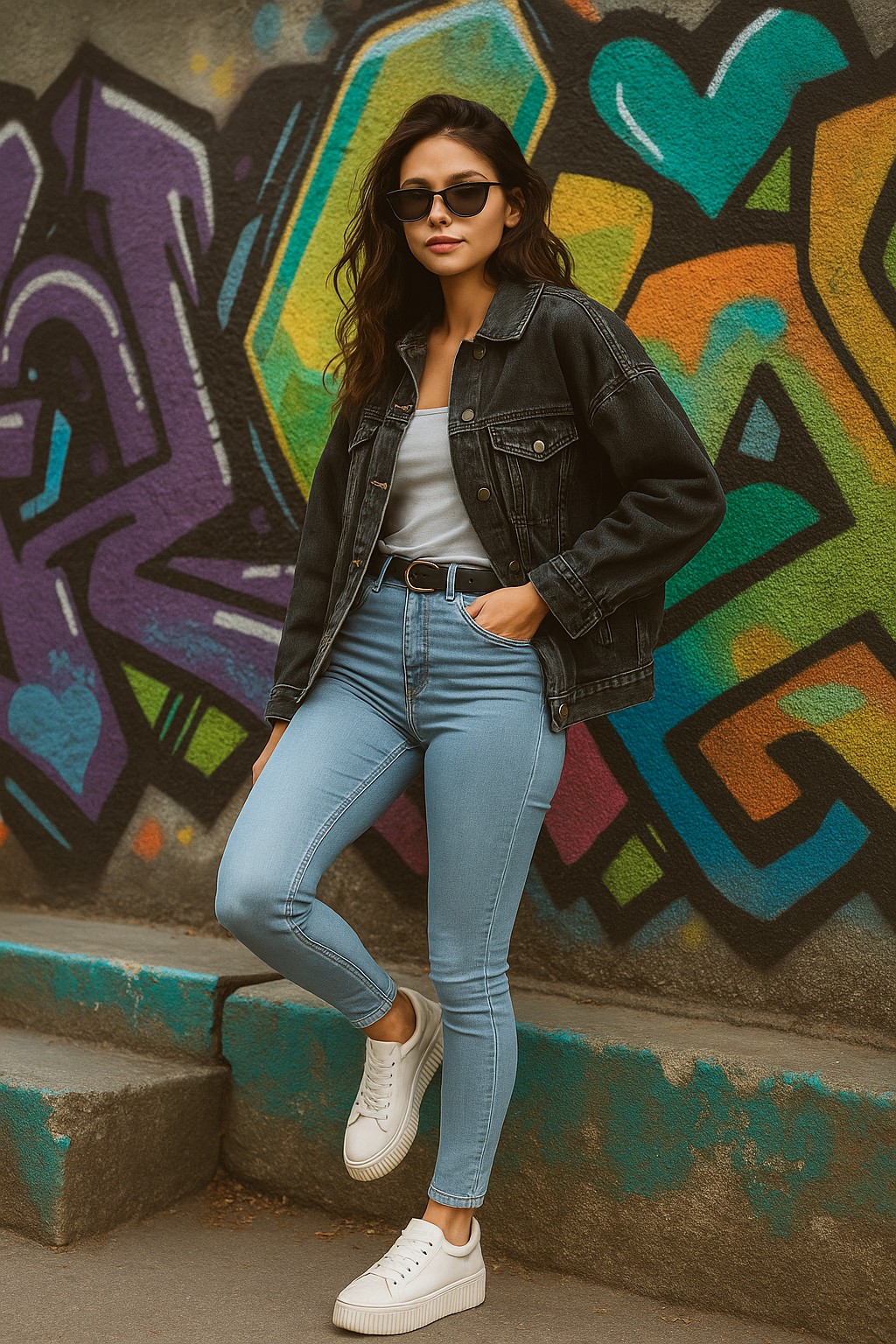 Джинсы классические  последний писк моды, размер 52, голубые