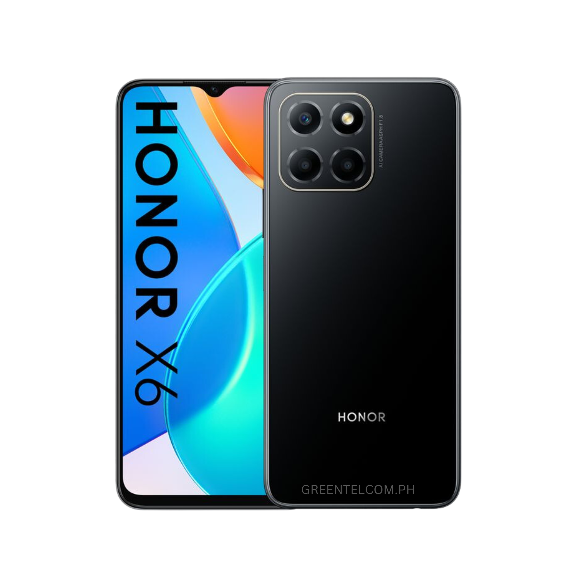 Смартфон Honor X6 4/64Gb Black, 50 МП, Android 13, NFC, черный