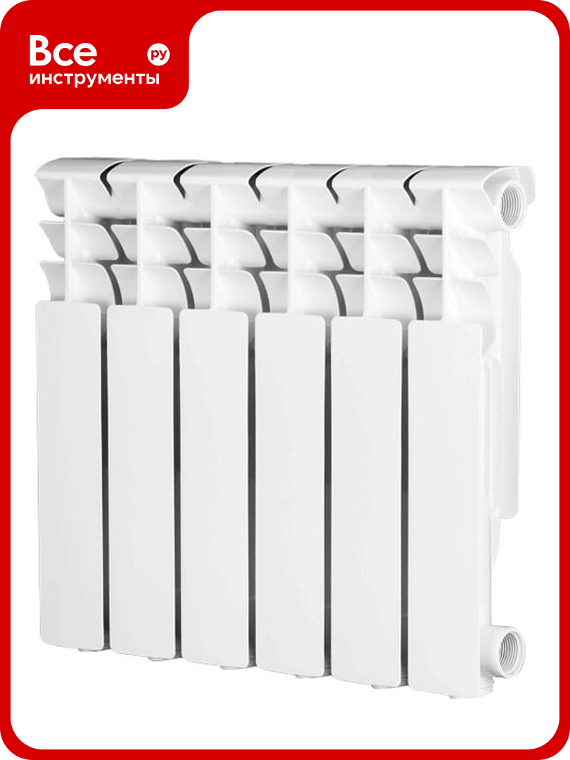 Алюминиевый радиатор EVOLUTION EvA 350 6 секций 008050106-01