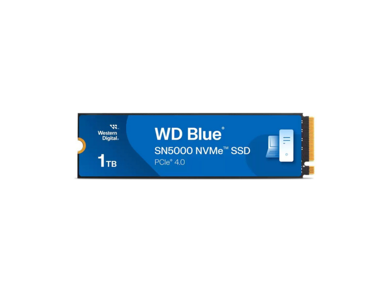 Твердотельный накопитель SSD M.2 2280 1TB WD Blue SN5000 WDS100T4B0е PCI-E 4.0 x4