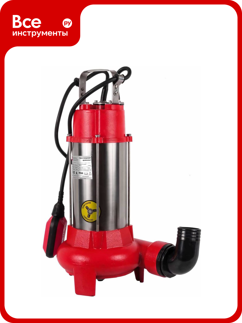 Дренажный насос QUATTRO ELEMENTI ПРОФ Sewage 1100F Ci-Cut 645-297