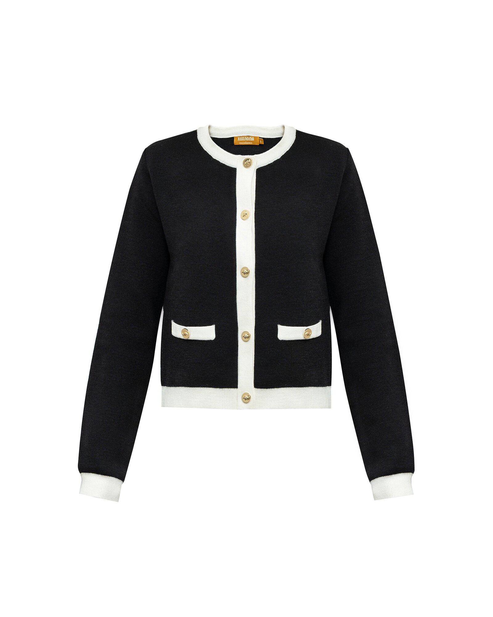 Кардиган Хохлома х Алена Ахмадуллина, размер L, черный