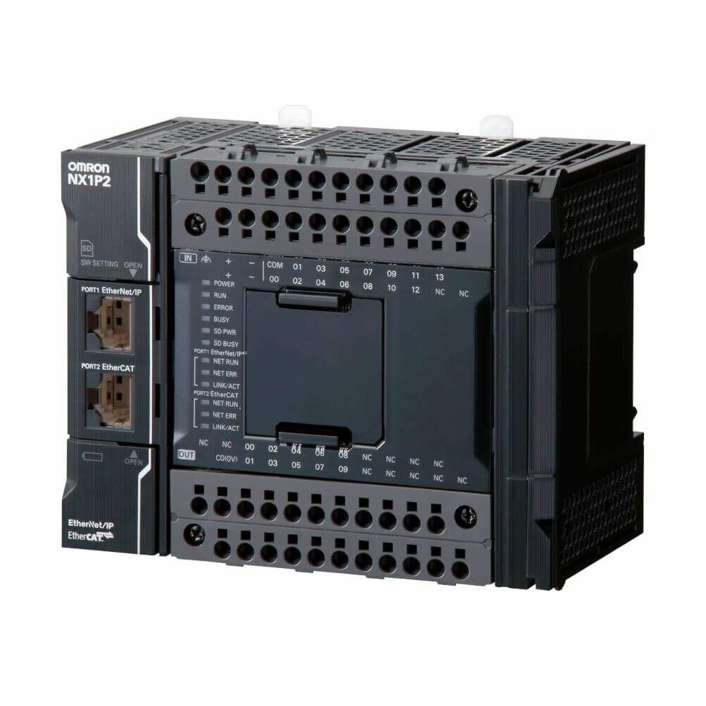 NX1P2-9024DT1 Процессор Sysmac с 24 цифровыми транзисторными вводами-выводами Омрон