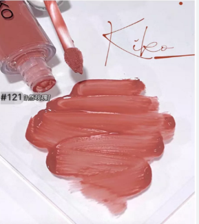 Блеск помада для губ Kiko 121, жидкий, смягчающий и сияющий, эффектом 3D, 2 в 1, двусторонняя