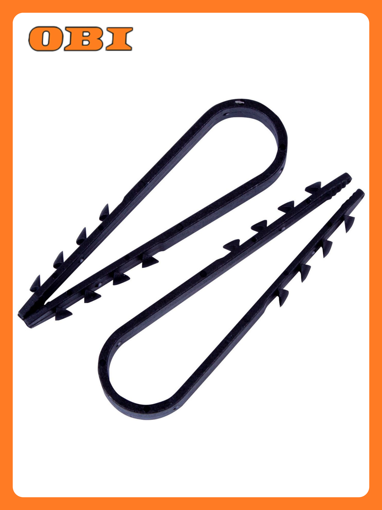 Дюбель-хомуты Proconnect нейлон 100шт диаметр охвата 5-10мм черные