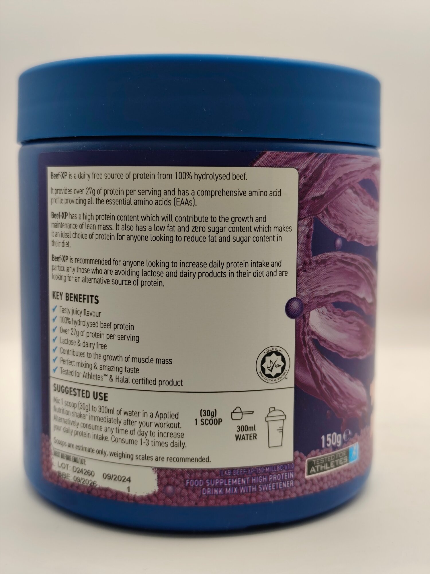 Протеин Applied Nutrition Beef-XP 150 гр, без лактозы и глютена — фото 1