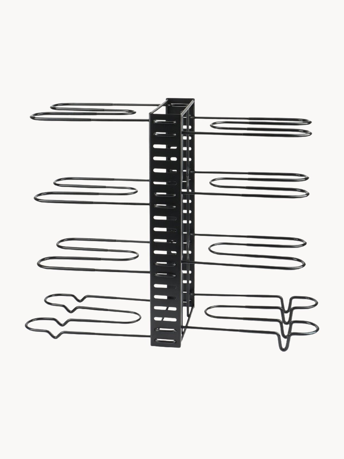 Полка стойка подставка органайзер держатель для кухонной посуды и сковородок (8 ярусов), Стеллаж для хранения посуды