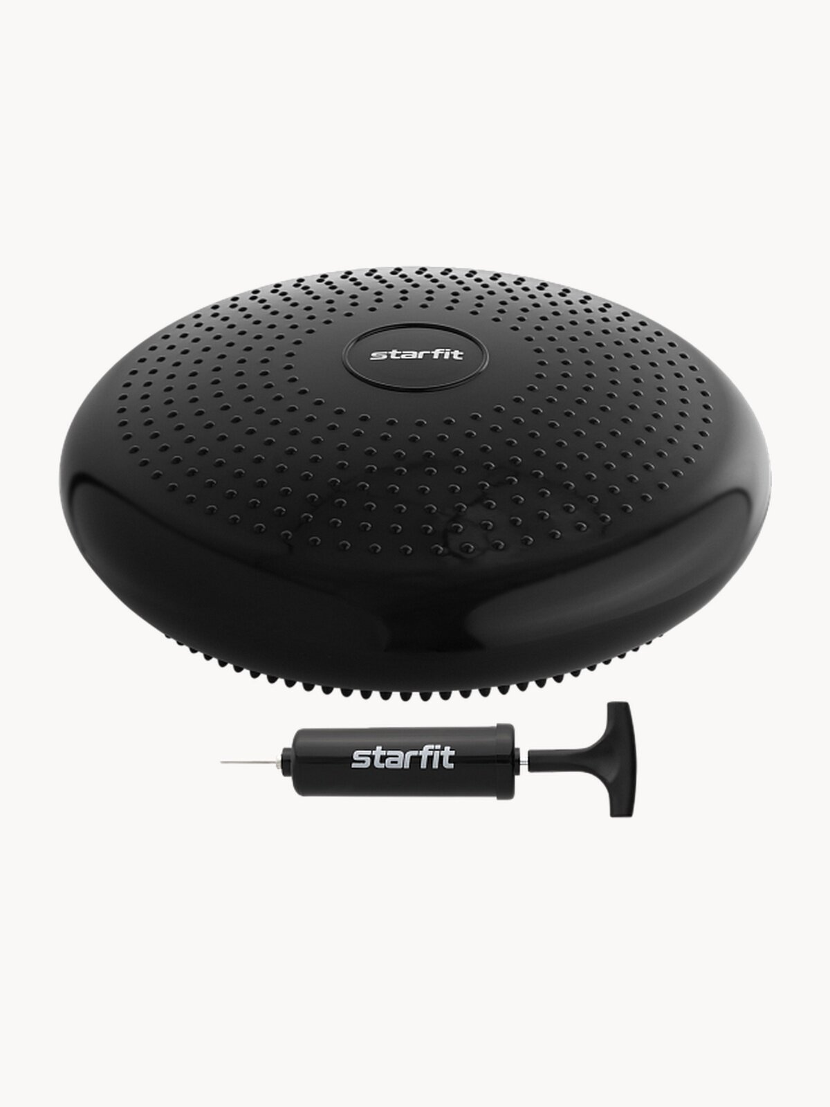 Диск балансировочный STARFIT BP-104 с насосом, массажный, черный.