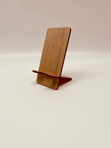 Изображение товара Подставка для телефона из натурального шпона Орех американский без покрытия