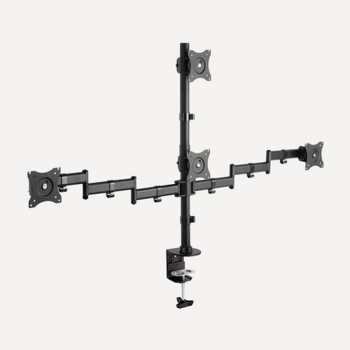 Изображение товара Настольный кронштейн Arm Media LCD-T16 от 15" до 27", нагрузка до 40 кг, поворотно-наклонный, черный