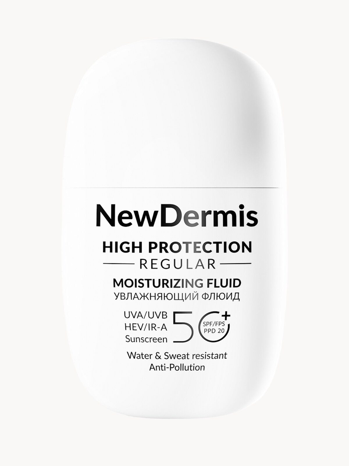 NewDermis MOISTURIZING FLUID Увлажняющий флюид SPF 50+ PPD 20, 35мл