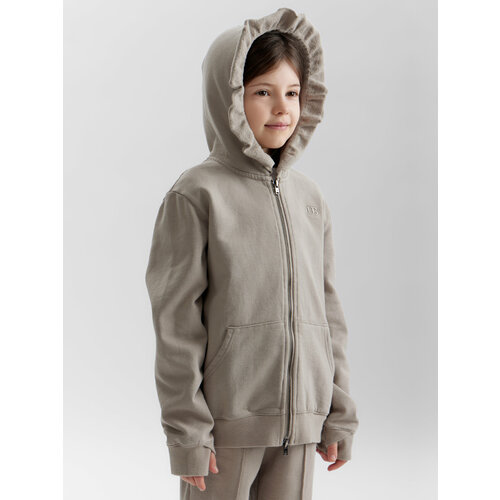 фото Толстовка happy baby, размер 116-122, grey
