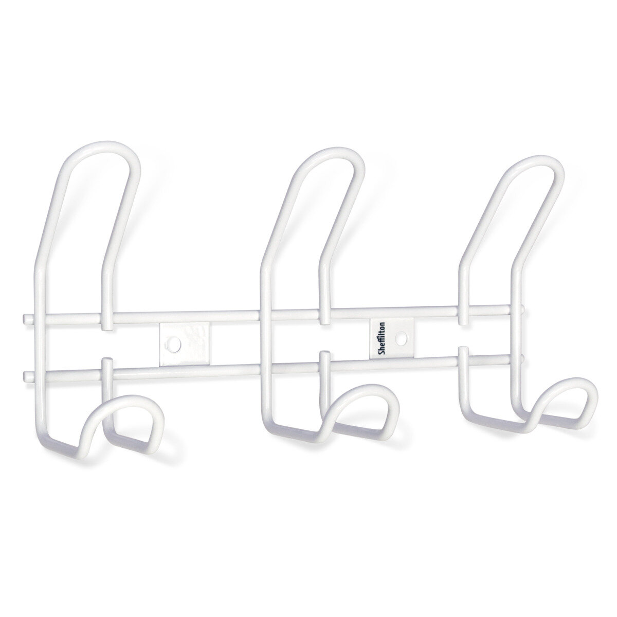 Вешалка настенная металлическая с крючками для одежды в прихожую SHT-WH14-3