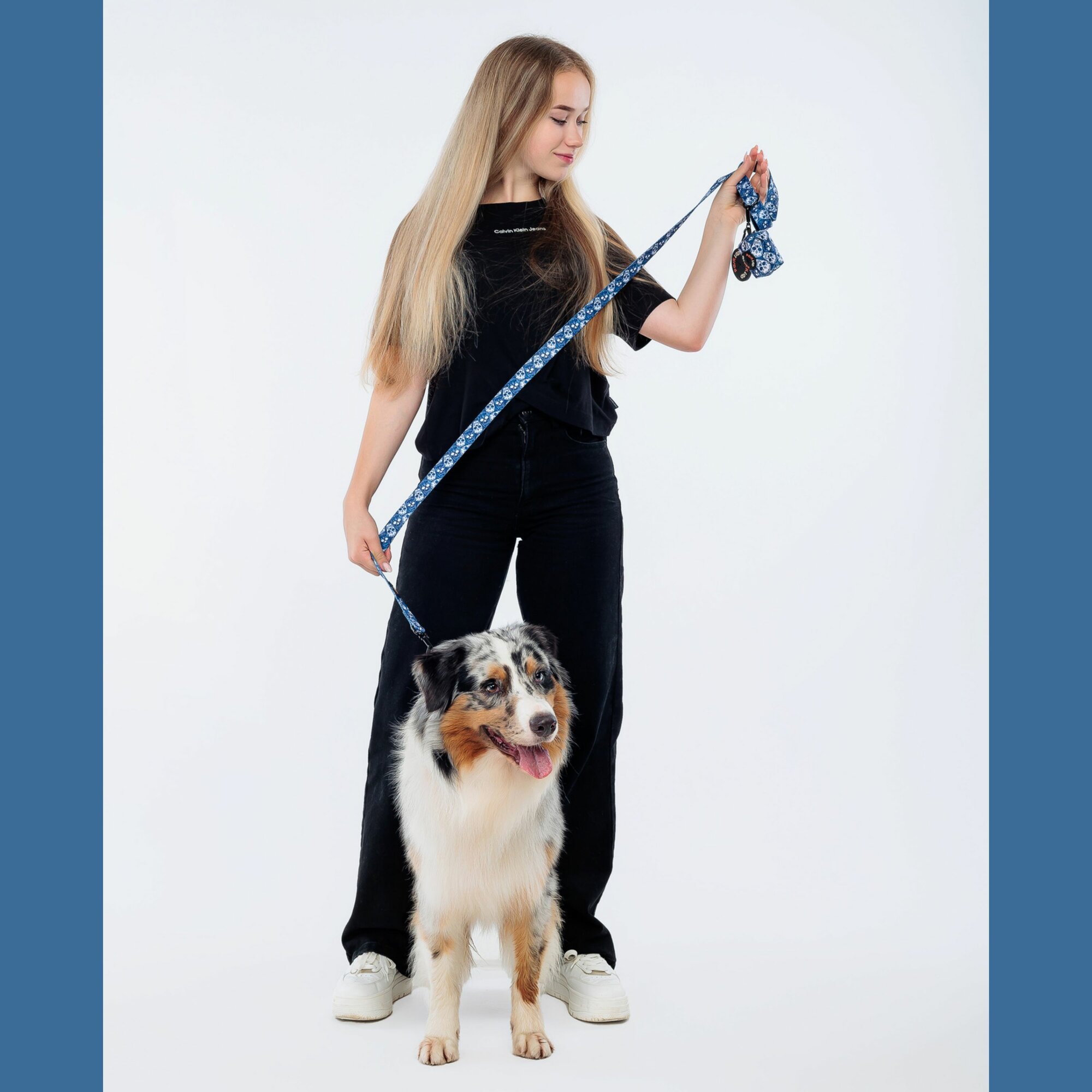 Нейлоновый поводок с подкладом из неопрена, Краниум, L