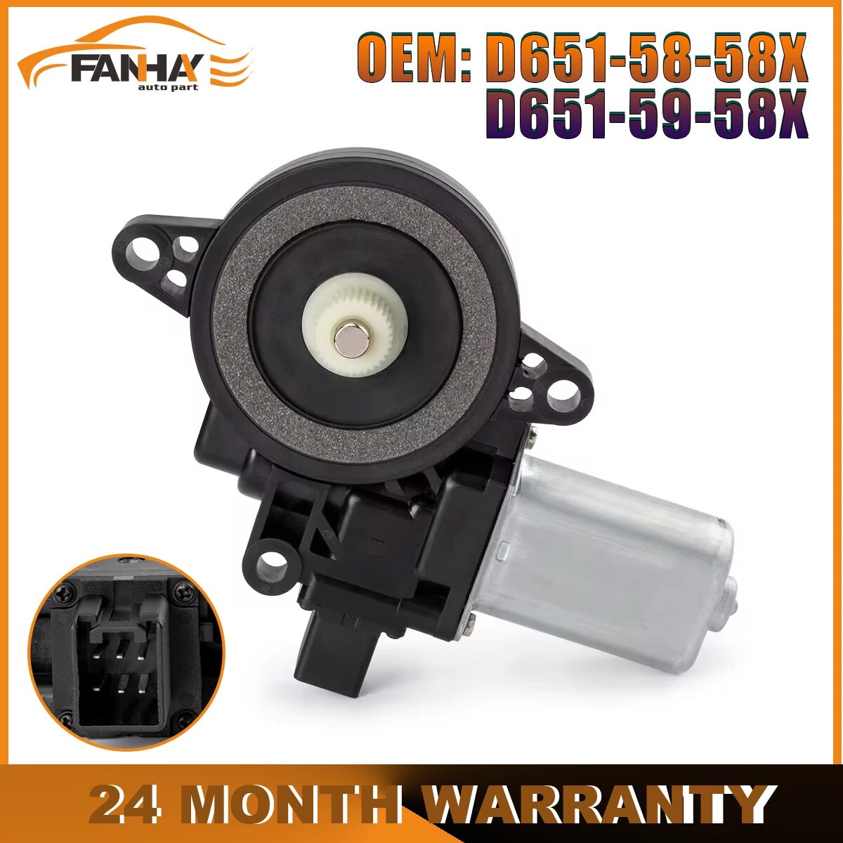 D651-58-58X D651-59-58X Двигатель подъема стеклоподъемника для Mazda 2 3 2008-2012 для Mazda 6 2007-2016 CX5 Электрический двигатель лифта стекла, Front Right, D651-58-58X — фото 1