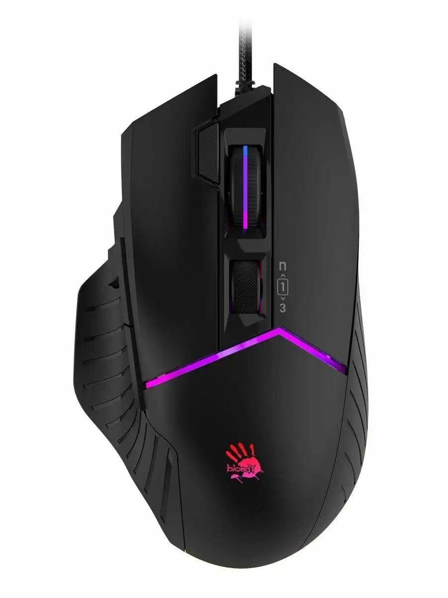 A4TECH Мышь Bloody W95 Max, цвет черный