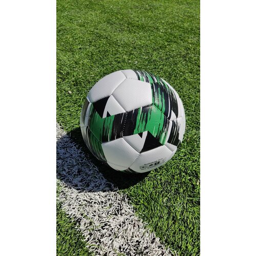 Прочный футбольный мяч с черно-зеленым рисунком Ветер и нескользящим покрытием, официальный вес и размер