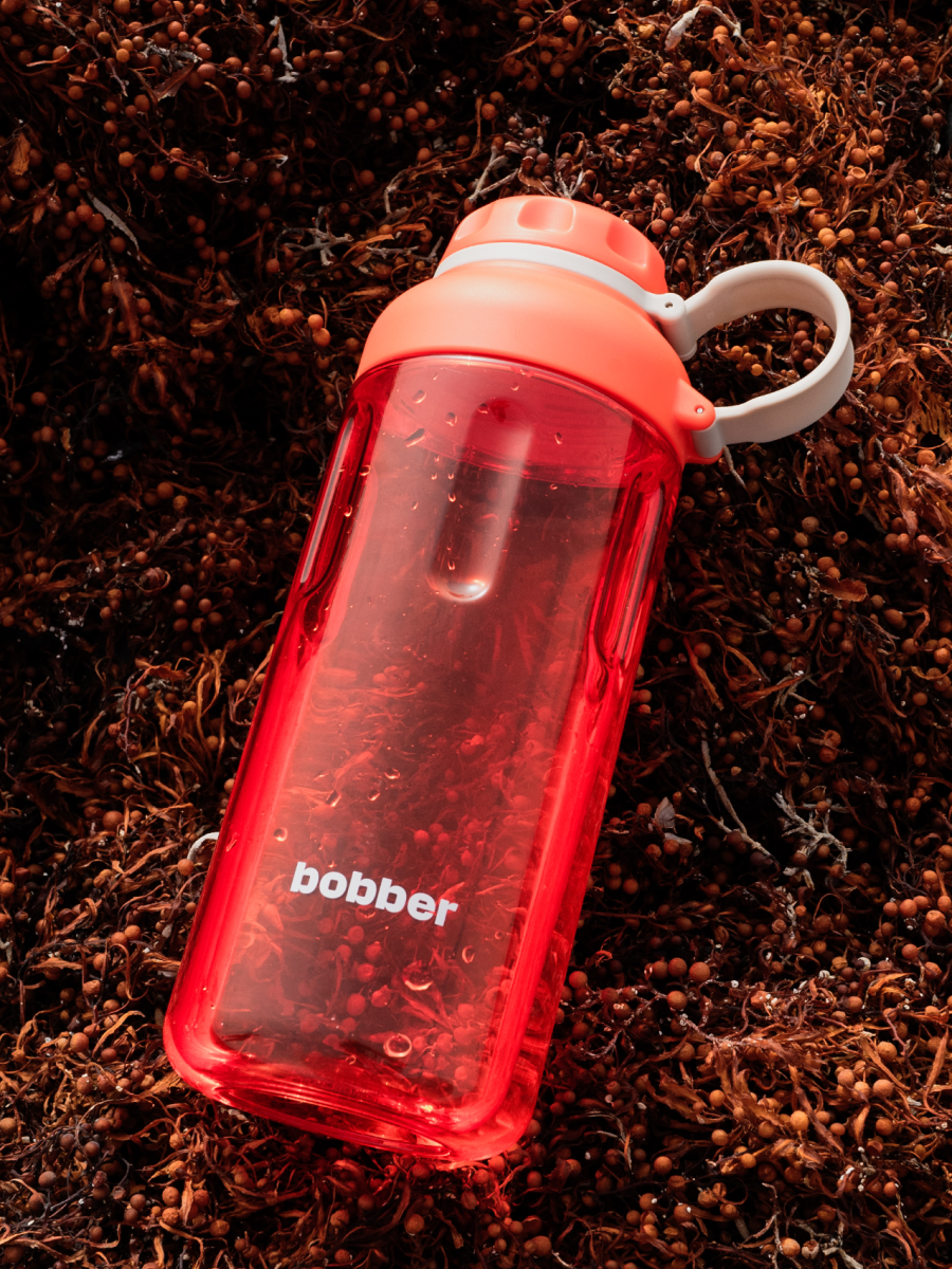 Бутылка для воды Bobber Tritan красная, 890 мл спортивная тритан — фото 1