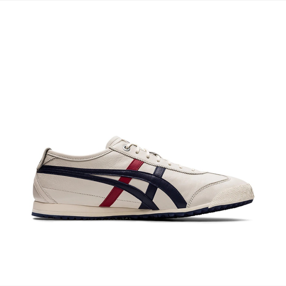 Кроссовки Onitsuka Tiger Mexico 66, полнота B (US)/ на среднюю стопу, размер EU37, бежевый/красный