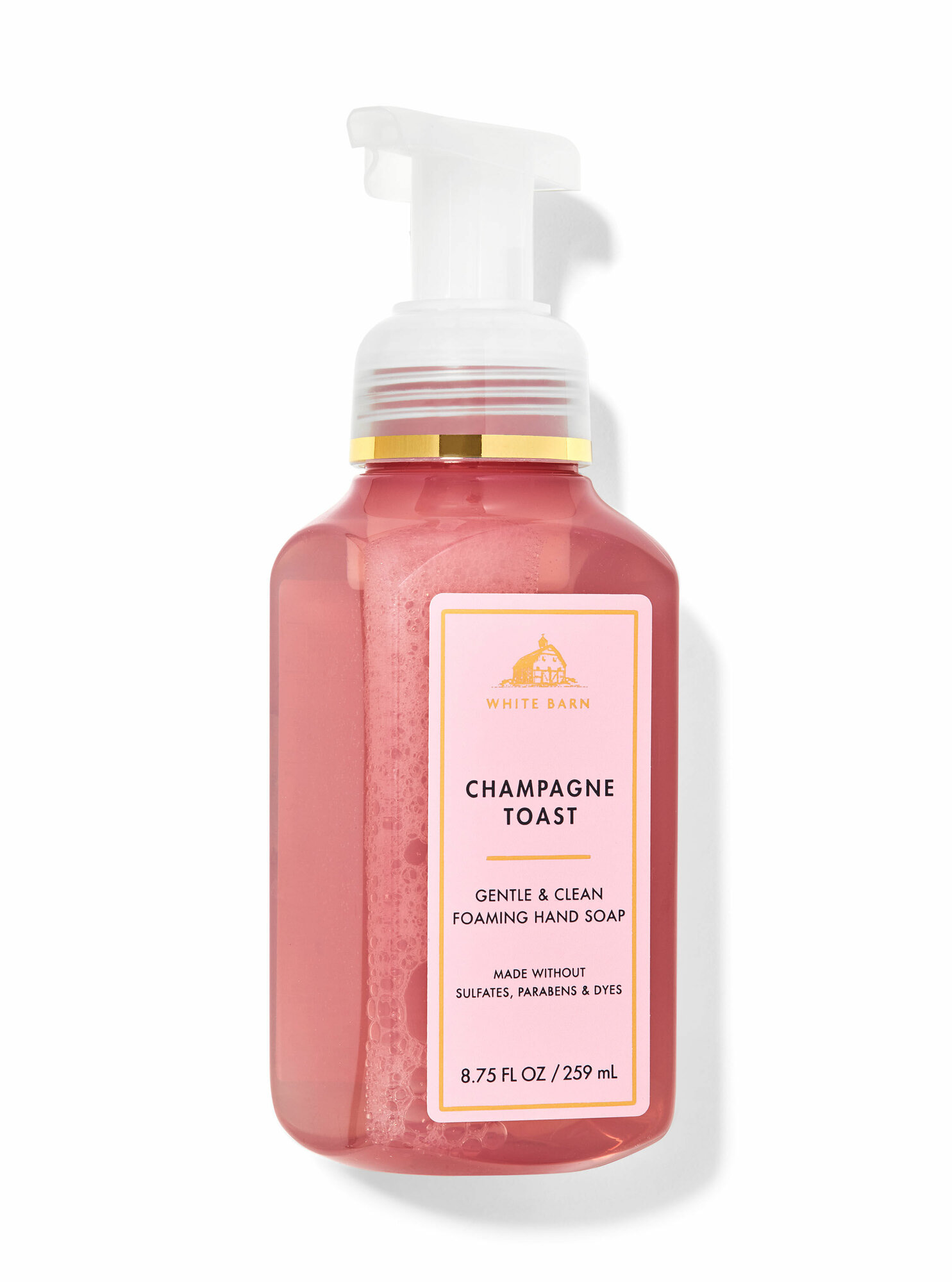 Bath and Body Works мыло-пенка для рук, 259 мл, Тост с шампанским